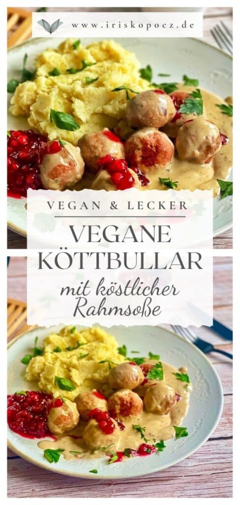 Vegane Köttbullar | Schwedische Hackbällchen - lecker &amp; einfach